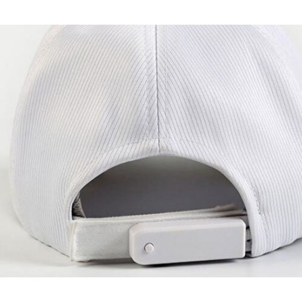 LED-belyst baseballcaps med 11 farger White
