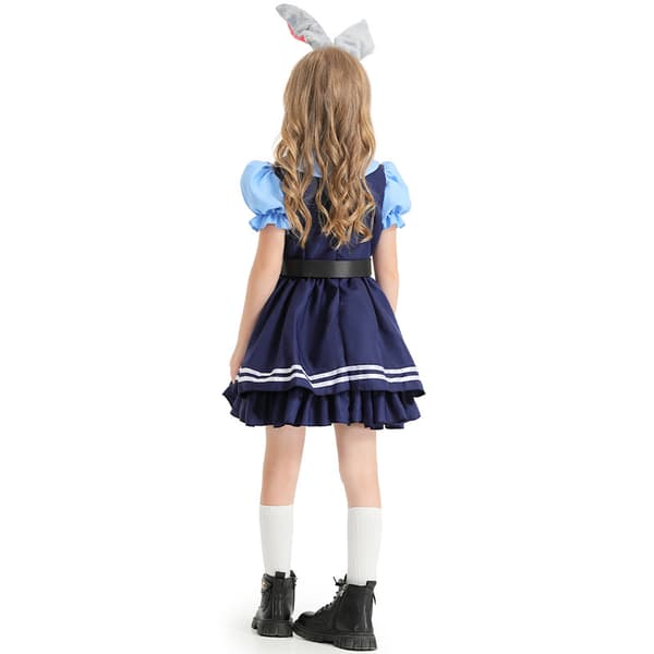 Flickor Polis Kostym Barn Polis Outfit M