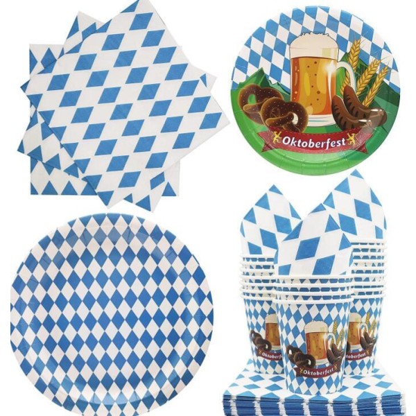 Oktoberfest Saksalainen Pöytäastiastosetti Juhlakoristelu 10-piece set