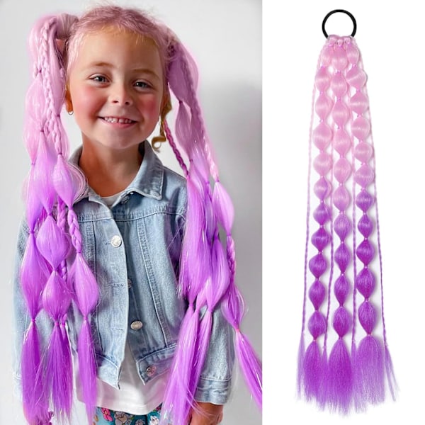 Värilliset hiustenpidennykset, kevyet värilliset hiustenpidennykset pastel violet