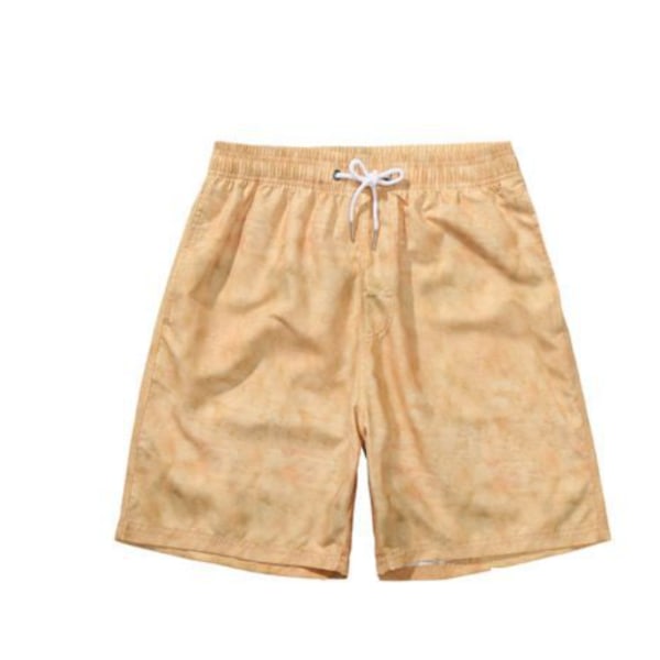 Dam Pyjamas Shorts Lounge Unisex Bottom valp Sovkläder Gold 2XL