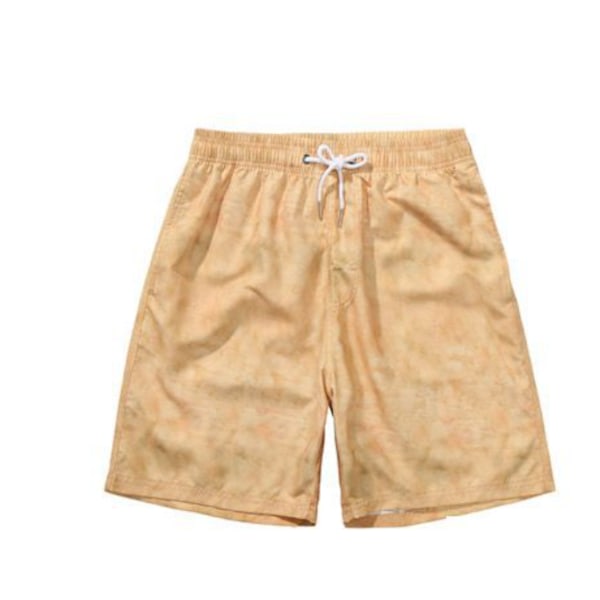 Dam Pyjamashorts Lounge Unisex Underdel Valp Sovkläder Gold 3XL