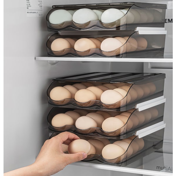 Egg Fresh Förvaringsbox för kylskåp 2 layer