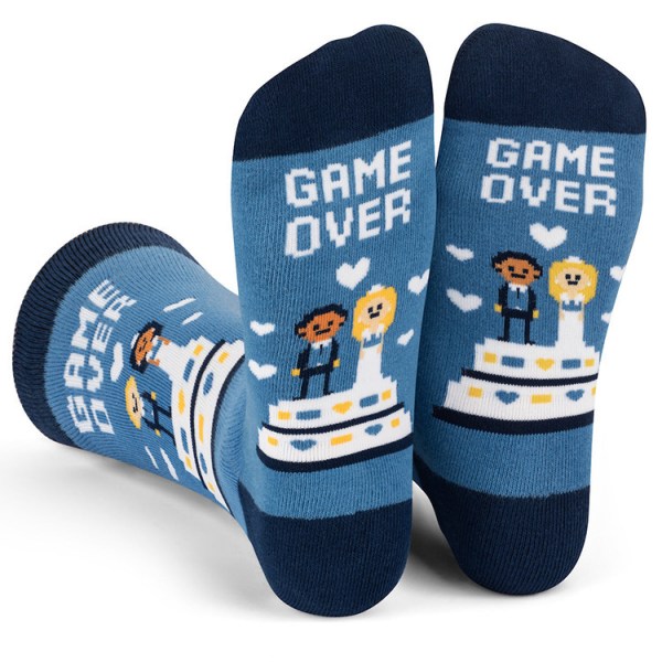 Män Kvinnor Roliga Cotton Crew Strumpor Set 1