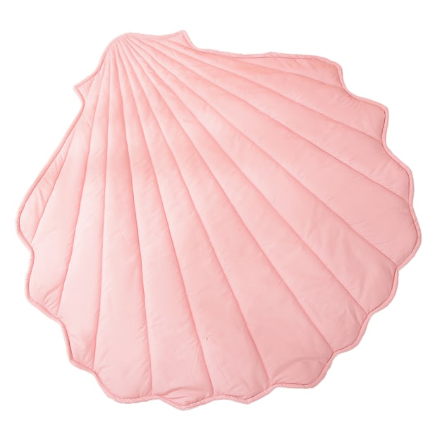 Baby Lekmatta 43 x 41 Tum Bomulls Kryp Kudde Bomulls Barnrum Matta pink