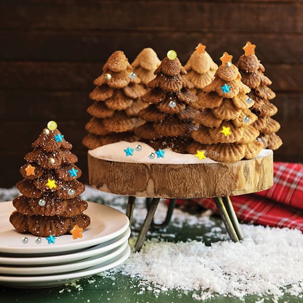 6 stk. Julekage Silikon Fondantforme Chokolade Slikforme Sæt Style2