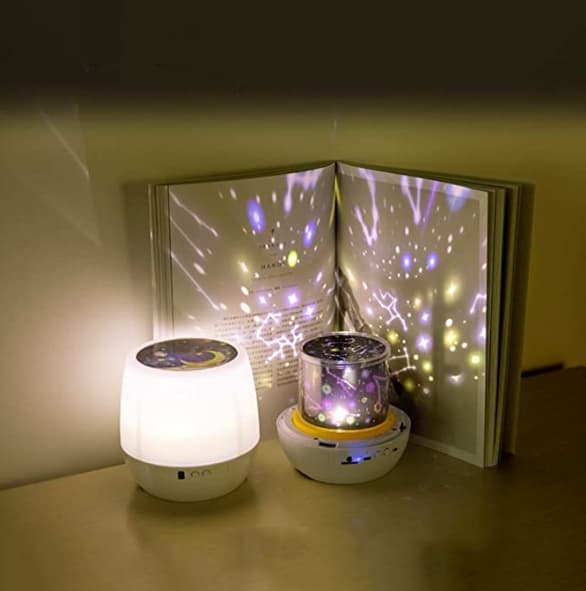 Multifunktionell Night Light Star projektorlampa