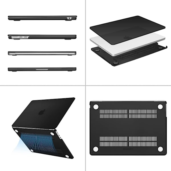 Skyddande Hård Plastskal för MacBook Green air11