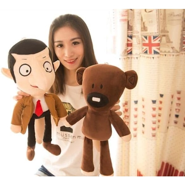 Mr. Bean og hans Mr. Bear Bean Plyslegetøj