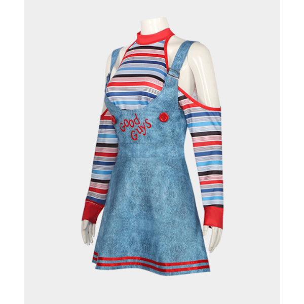 Kvinders Krybende Voodoo Dukke Kjole Kostume til Halloween XL