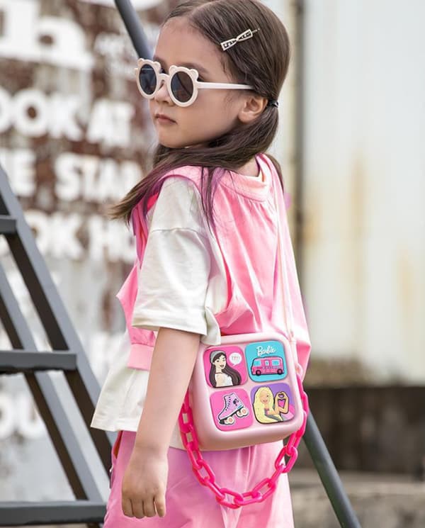 Lille Pigers Håndtasker Prinsesse Skuldertaske Light pink