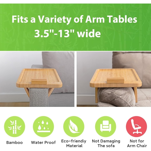 Soffa Armstöd Brickbord Fäst Till Brickan Rectangular