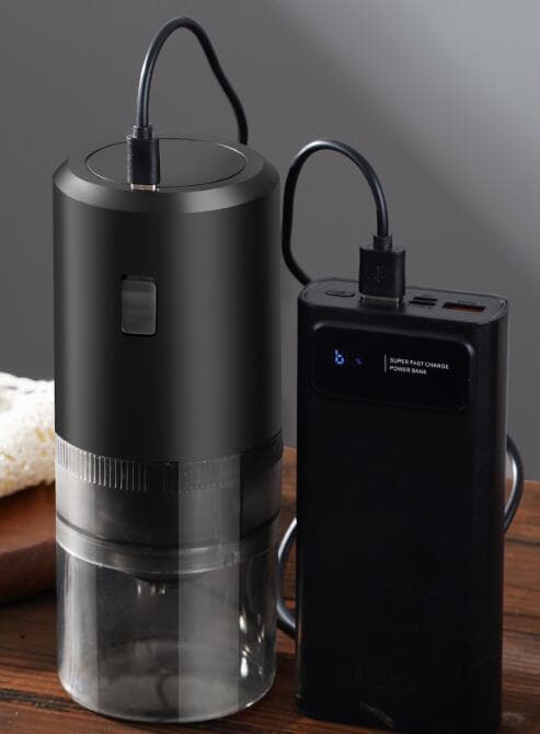 Bærbar USB Hjem Elektrisk Kaffe Kværn Red