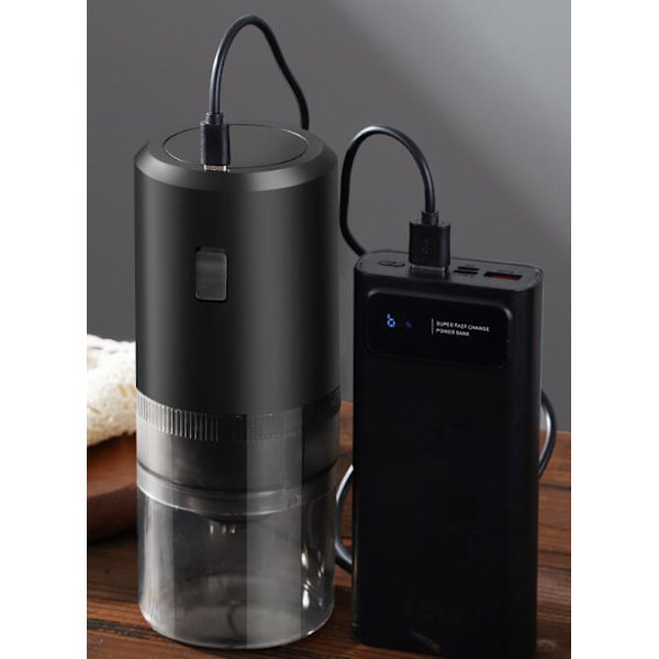 Bærbar USB Hjem Elektrisk Kaffe Kvern Red