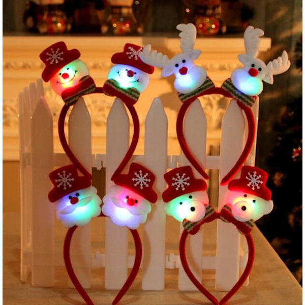 Hohtavat Jouluhiusnauhat Snowman Luminous