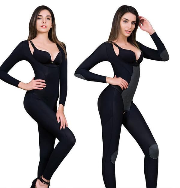 Kroppsshaping & Hofteløftende Postpartum Formende Korsett Black 2XL