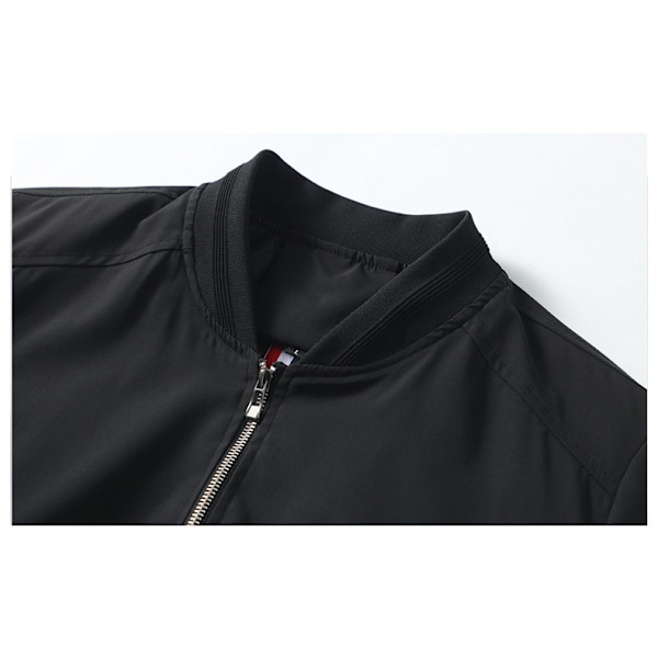 Bomberjakke for menn - Varsity Flight Jacket Dark Red 4XL
