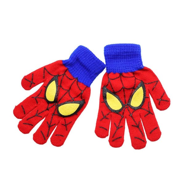 Spider-Man Vinterlue og Vantesett for Gutter, Beanie-lue og Hansker