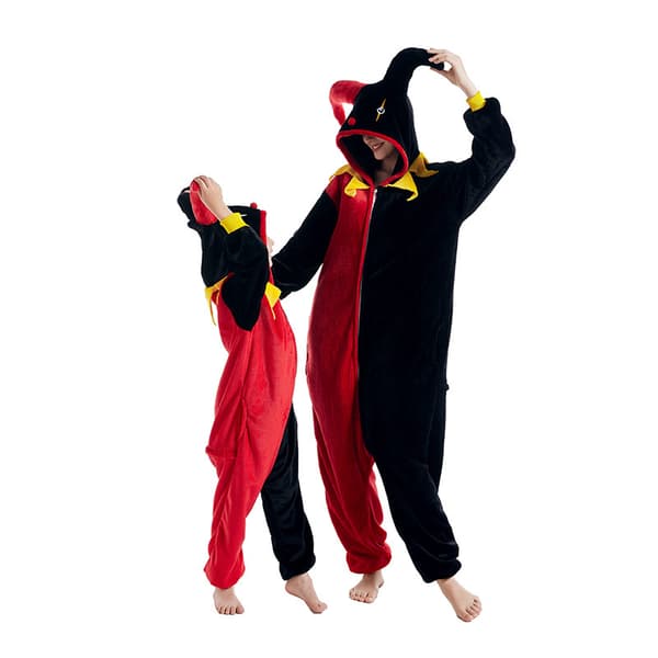 Klovn-tema Onesie Pyjamas for Både Voksne og Barn M