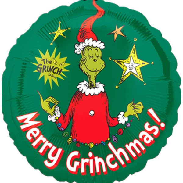 Grinch-juhlatarvikkeet, tarkoitettu Seuss Grinch -jouluaiheiseen kokoelmaan