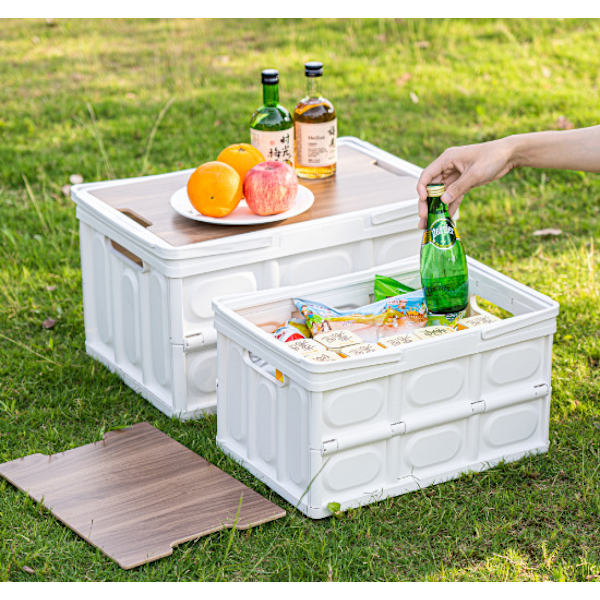 Trunk Organizer för campingutrustning för picknick Army Green 42*39*23cm