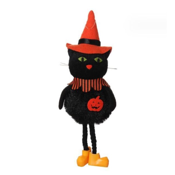 Halloween-heks kosteskaft hengende dekorasjon Black