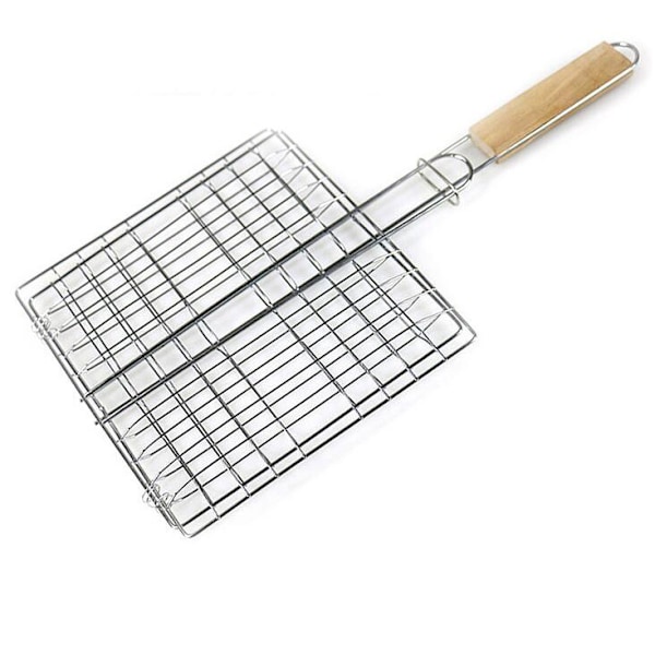 Grillkorg i rostfritt stål, tillbehör för utomhusgrill