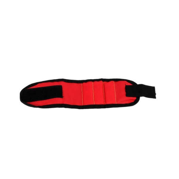 2 ST Magnetisk handledsrem för verktygsförvaring Red 5 rows of 15 magnets