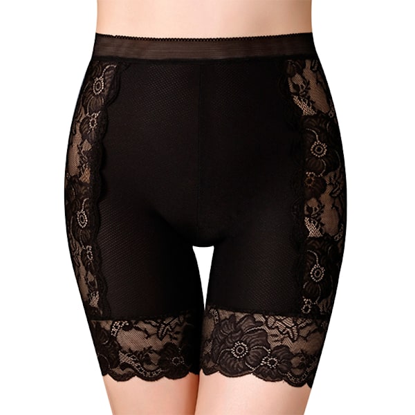 Slipshorts för under klänningar, dam, anti-skav underkläder Black XL