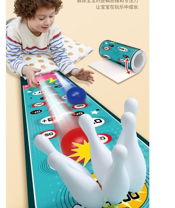 Bordsspel Bowling och curlingset Set leksaker Dinosaurs