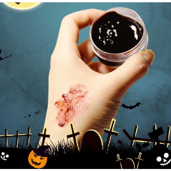 3 kpl Simuloitua Veriplasmaa Tahnaa Halloween-meikkiin White