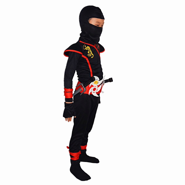 Børne Stealth Ninja Kostume M