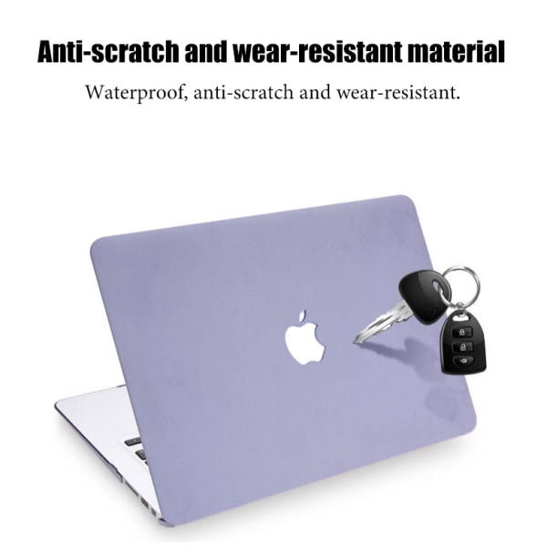 MacBook Beskyttende Plastik Hårdskal Cover Dark Purple 2023 air15