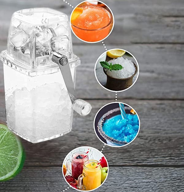 Manuell Rotary Ice Crusher Cocktails Slush Machine