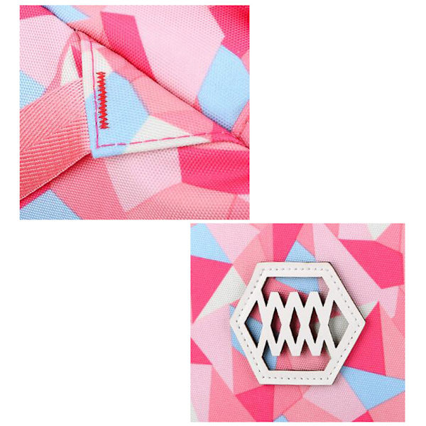 Multifunktionell axelväska för flickor Pink L