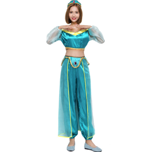 Arabiska paljetter Princess Dress Up Kostymer S