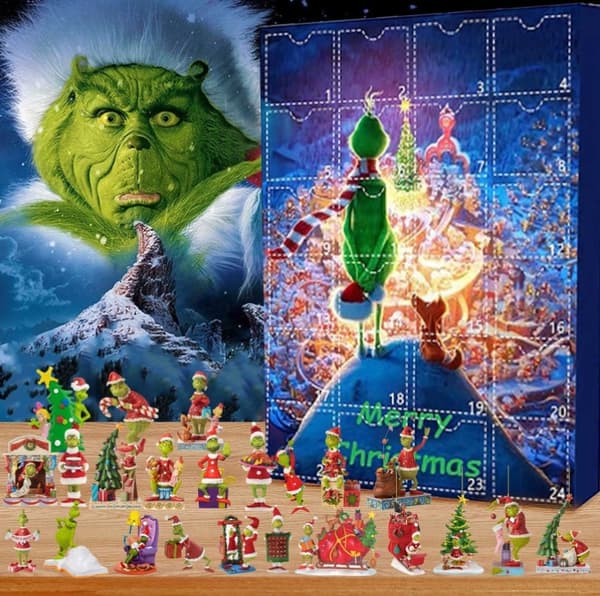 Julkalender, nedräkningskalender Julpynt Present Style2
