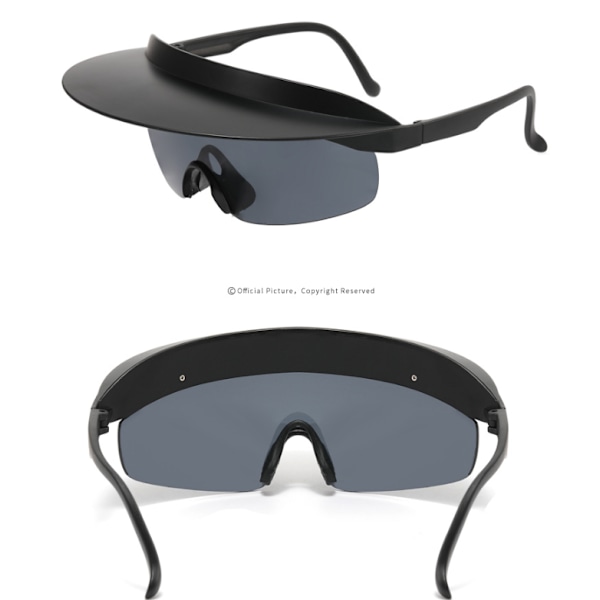 UV-skydd Cykelsolglasögon med hattkant Style 11