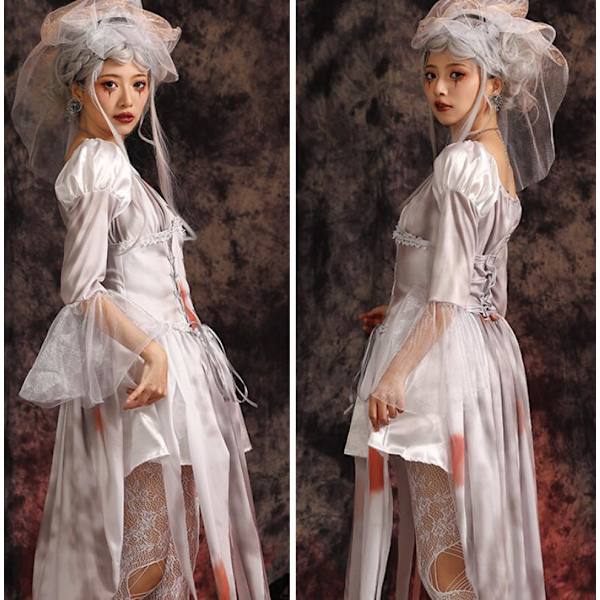Halloween Zombie Kostume til Forældre og Barn Women L