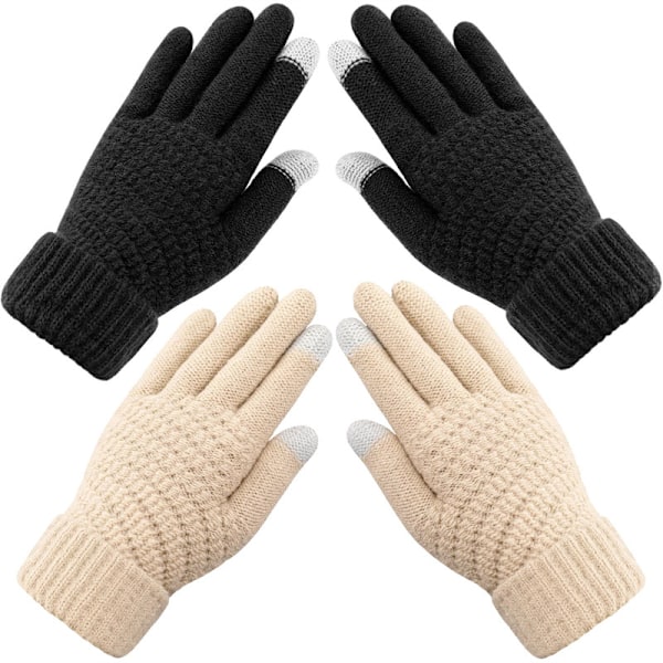 Vinterhandsker til Kvinder Touchscreen Handsker til Kvinder 2PCS#1