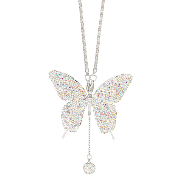 Bling Fjäril Diamant Biltillbehör för Kvinnor Colourful