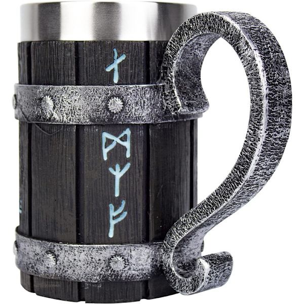 Nordisk Viking Rune Øl Krus, Harpiks Øl Stein Tankard Kop A