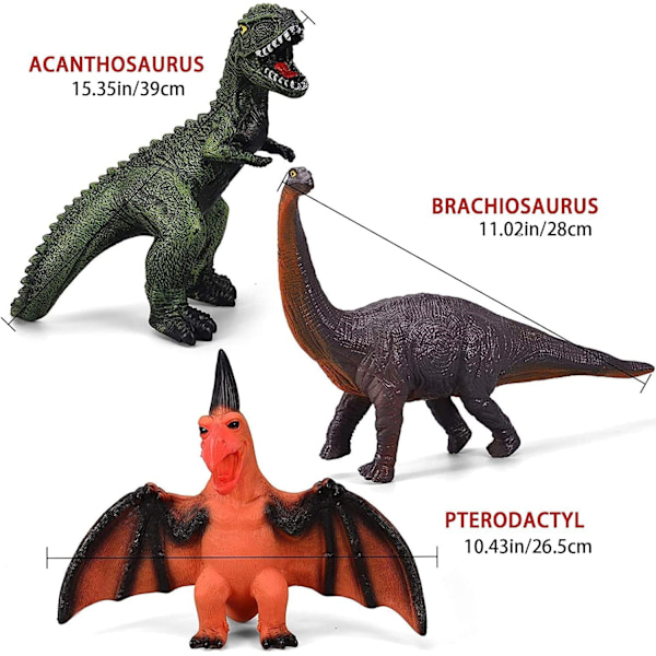 Simulerings-Dinosaurmodel Kreativ Dinosaur Legetøj