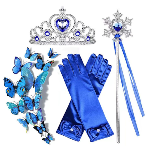 Flickors tjusiga prinsessklänning Kostym Birthady Party Cosplay 110cm