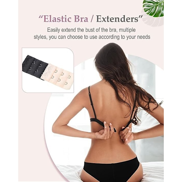 3 st Backless BH-Rems Konverter för Backless Klänning