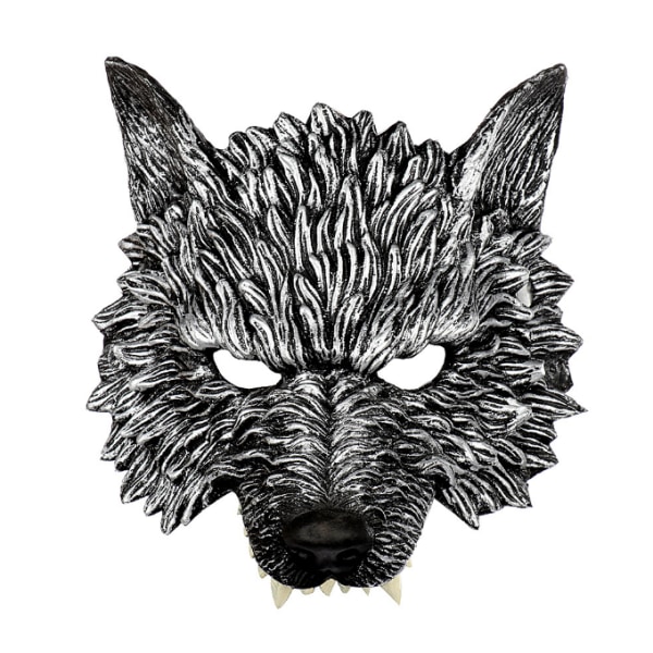 Wolf Mask Halloween Half Face Werewolf Mask