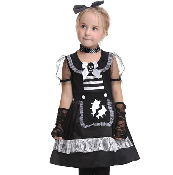 Halloween kostym för flickor Cosplay kläder M