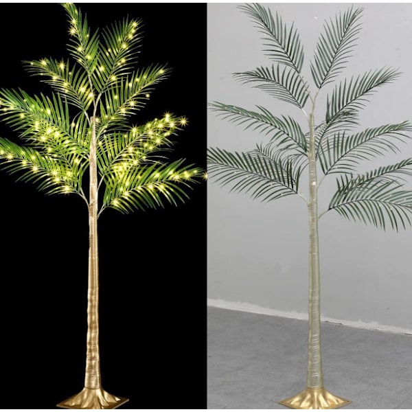 5FT Valoisa Palmupuu, Teko Palmupuu Valot 1.5M