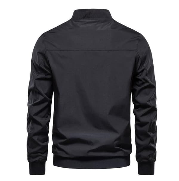 Herrjackor-Vindtät Bomberjacka Zip Ytterkläder black 2XL