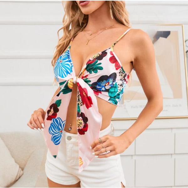 Printed väst Casual Camisole m